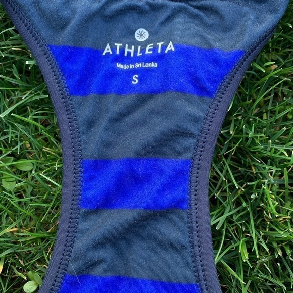 Athleta Striped Workout Exercise Tank Size S - Picture 2 of 6